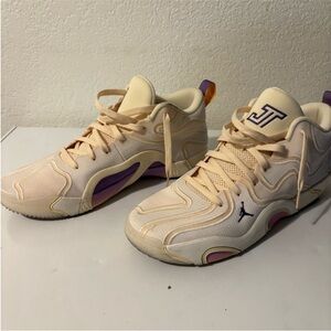 Jordan Tatum 3 Offseason 2024 excellent 14 Cream Purple